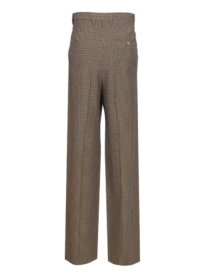 Balenciaga Large Tailored Pants Trousers - Brown | bf088cfdf2083c92e93a46c69120d7ba1fa51c7d