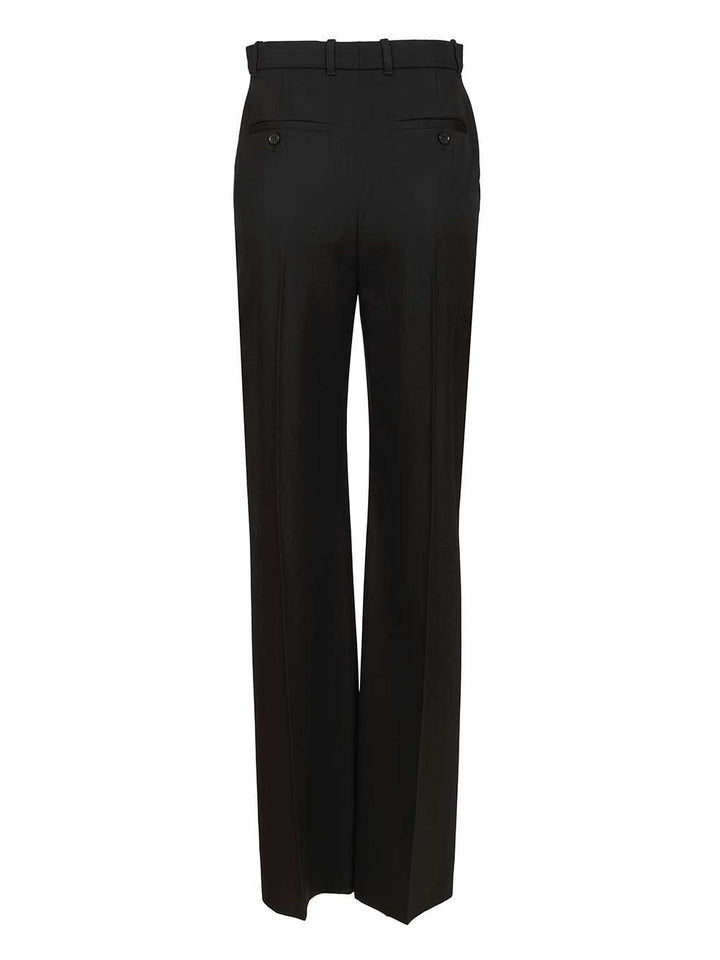 Mcqueen Tailored Straight-Leg Trousers - Black | 6cc8614001b8984a24bed61ced1d698d64ccb8cd