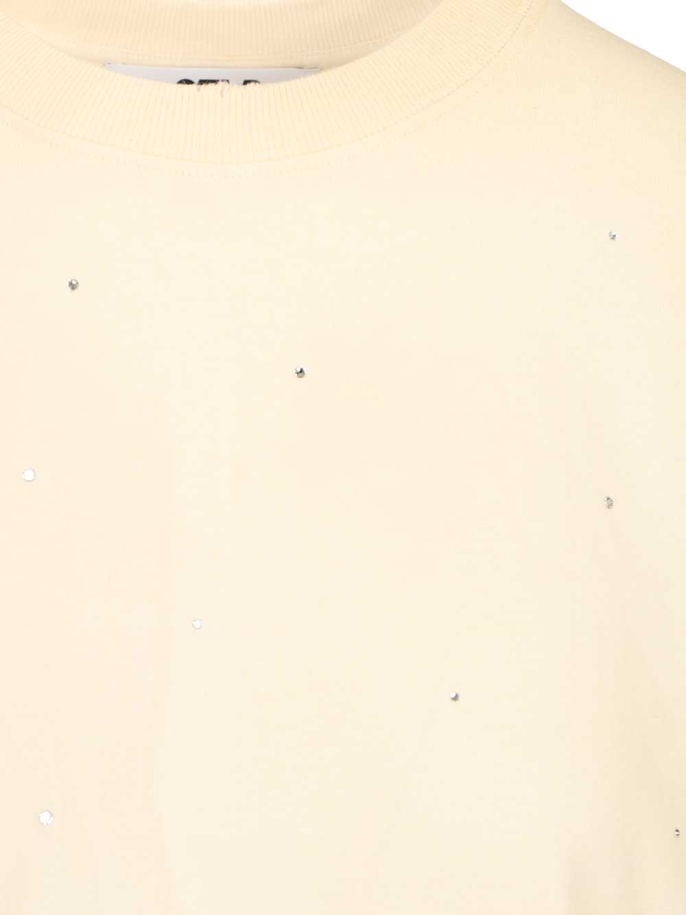 Golden Goose Deluxe Brand With All-Over Crystals T-Shirt - White | 0c2b42cb66c5fcf48018013a5ef443db49ae6988