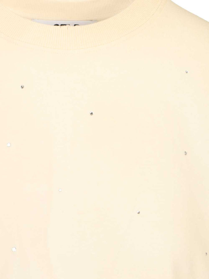 Golden Goose Deluxe Brand With All-Over Crystals T-Shirt - White | 0c2b42cb66c5fcf48018013a5ef443db49ae6988