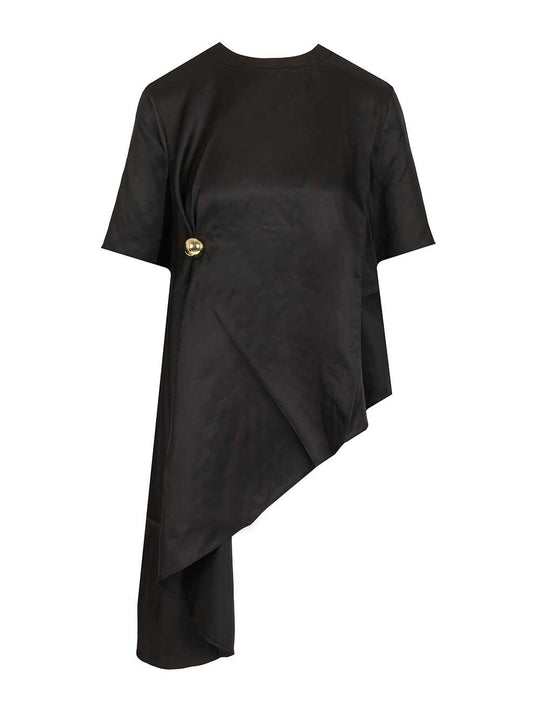 Madea Silk Top Tops Black