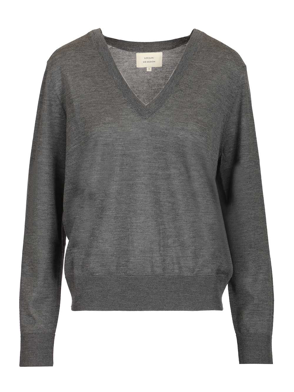 Loulou De Saison Julio Knitwear - Grey | 8f8b50792b7f9f77934dd4df0c0285082155089d
