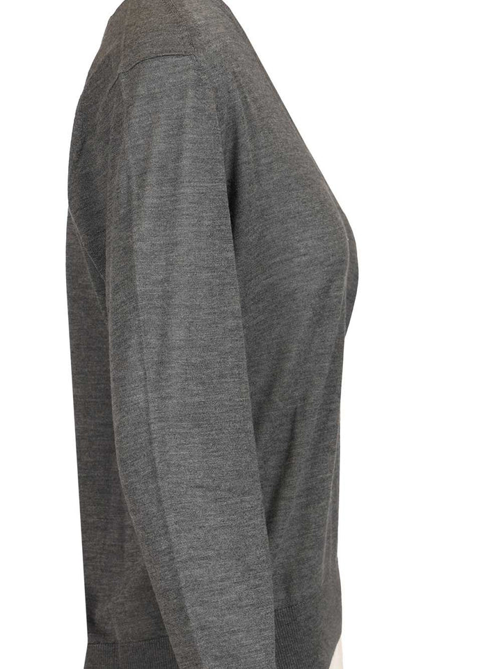 Loulou De Saison Julio Knitwear - Grey | 84c3ecc7dc5a17dc240642465905410cf757aca4