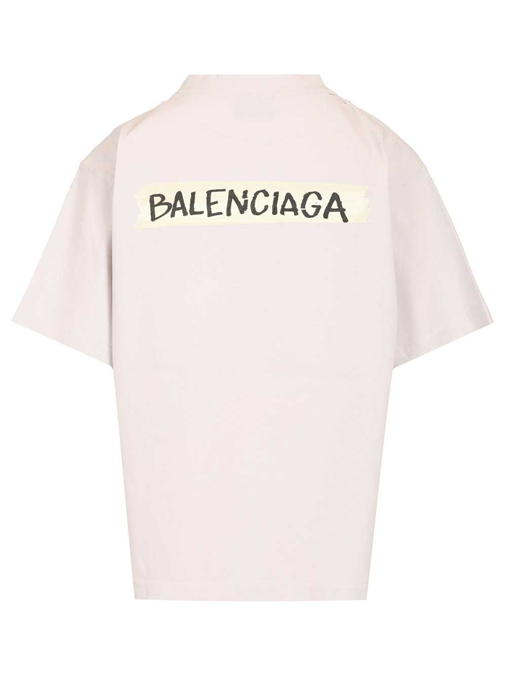 Balenciaga Masking Tape T-Shirt - White | 6a9427d5b062caf31dbb22c5a2328fa2d73f5f80
