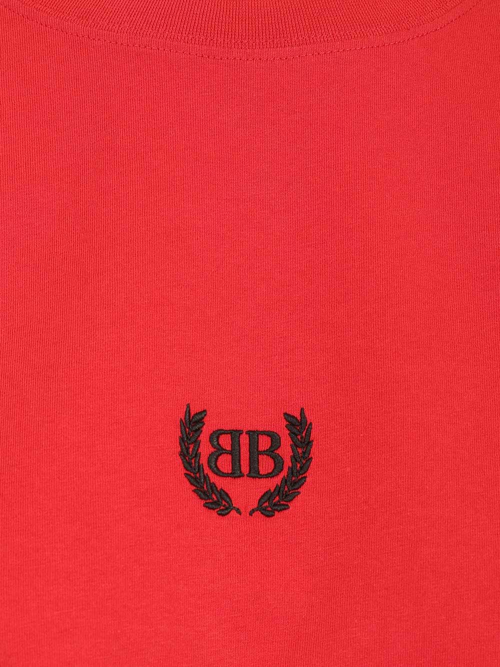Balenciaga Medium Fit T-Shirt - Red | cc7683781811493ae3c3fded453e699696be4b52