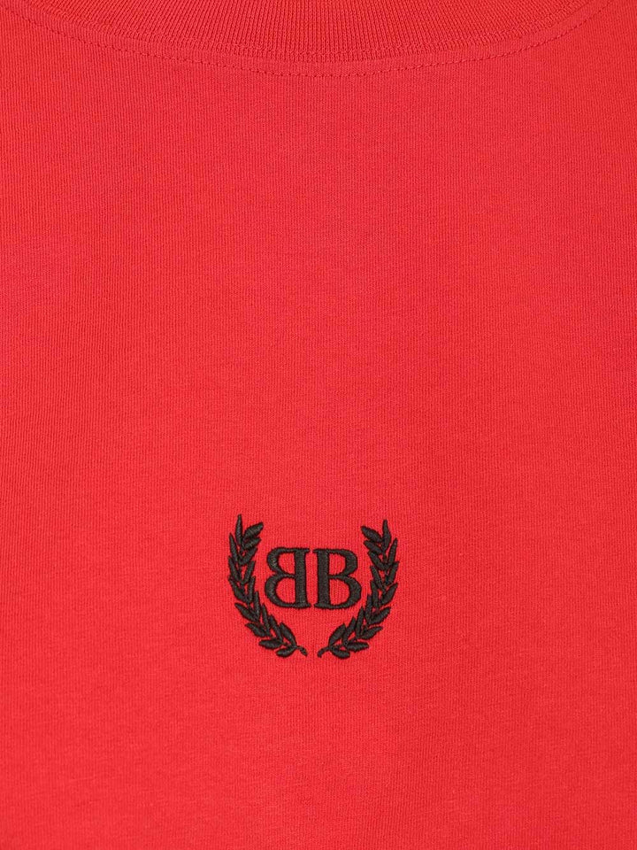 Balenciaga Medium Fit T-Shirt - Red | cc7683781811493ae3c3fded453e699696be4b52
