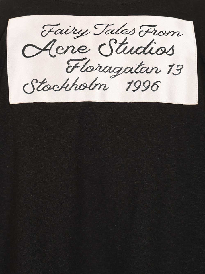 Acne Studios Short-Sleeved T-Shirt - Black | 4488095e1eaf49d5e5ded2136509594e63876a30