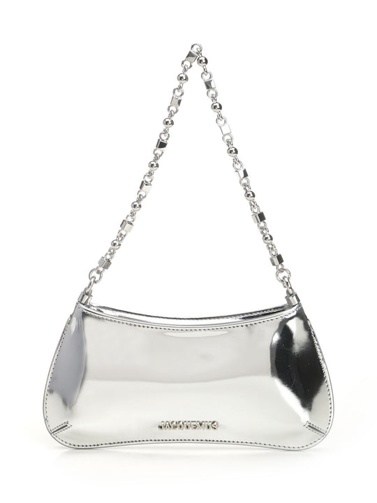 Le Petit Bisou Chaine Shoulder Bags Grey
