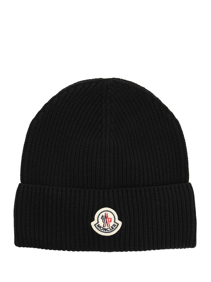 Moncler Cotton Hat Hats - Black | 9e05de1667097458e2deea9bd7ec616c98978136