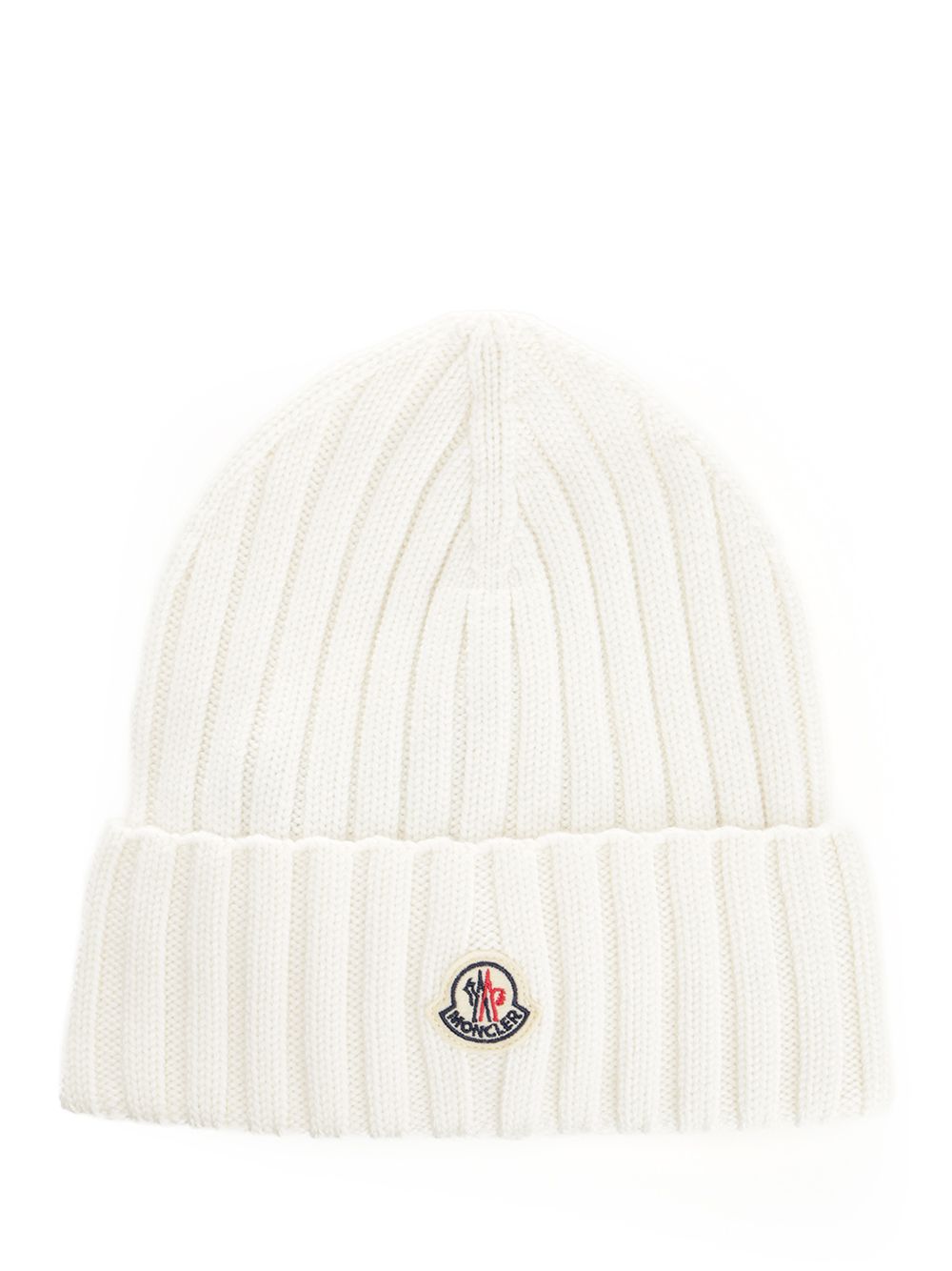 Moncler Ribbed Wool Hat Hats - White | cdc33abcffaefd2a403c787677c4f91254180c6e