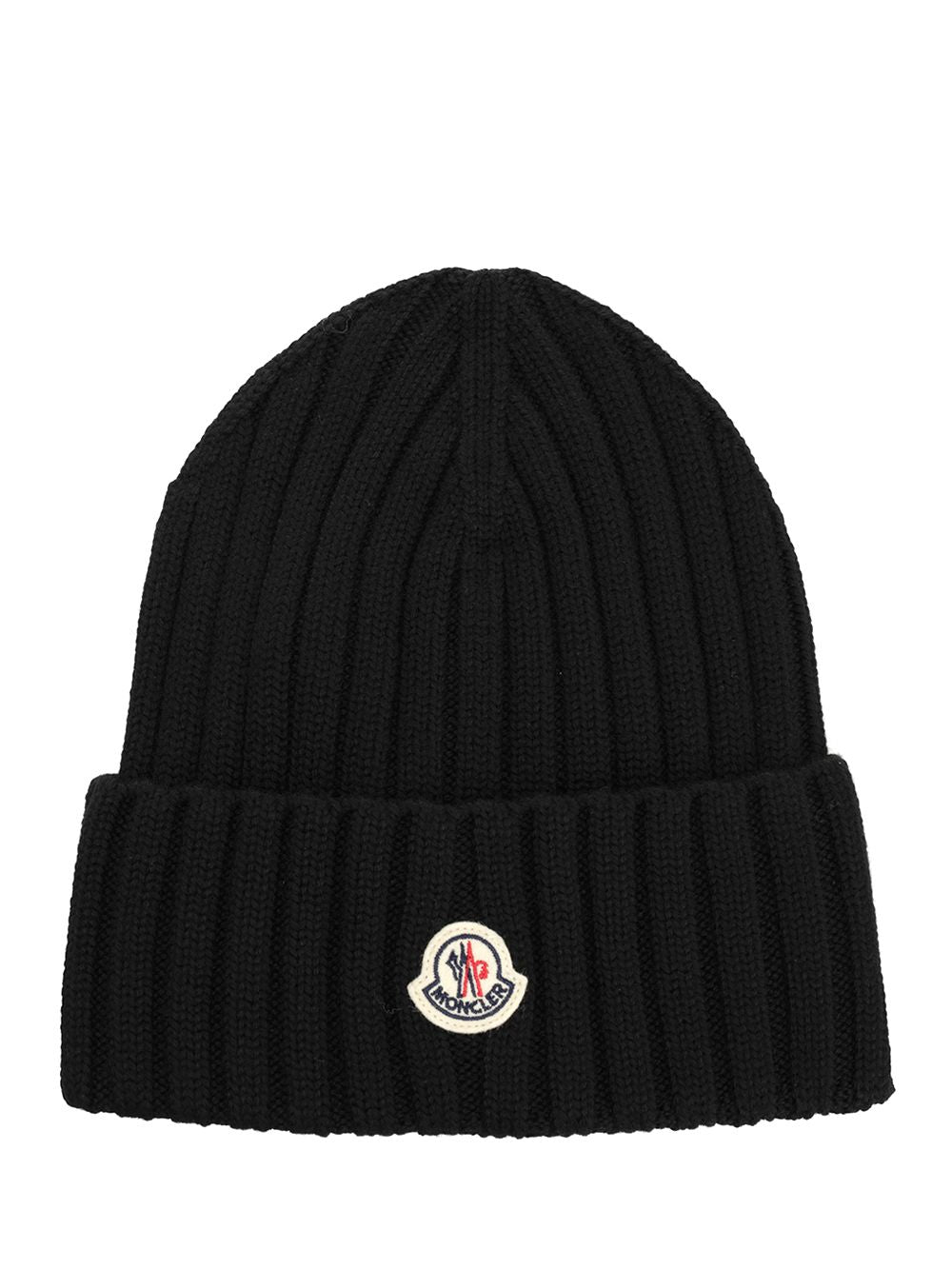 Moncler Ribbed Wool Hat Hats - Black | c296cc8af2cdb895aa8f14d512f21683a529420c