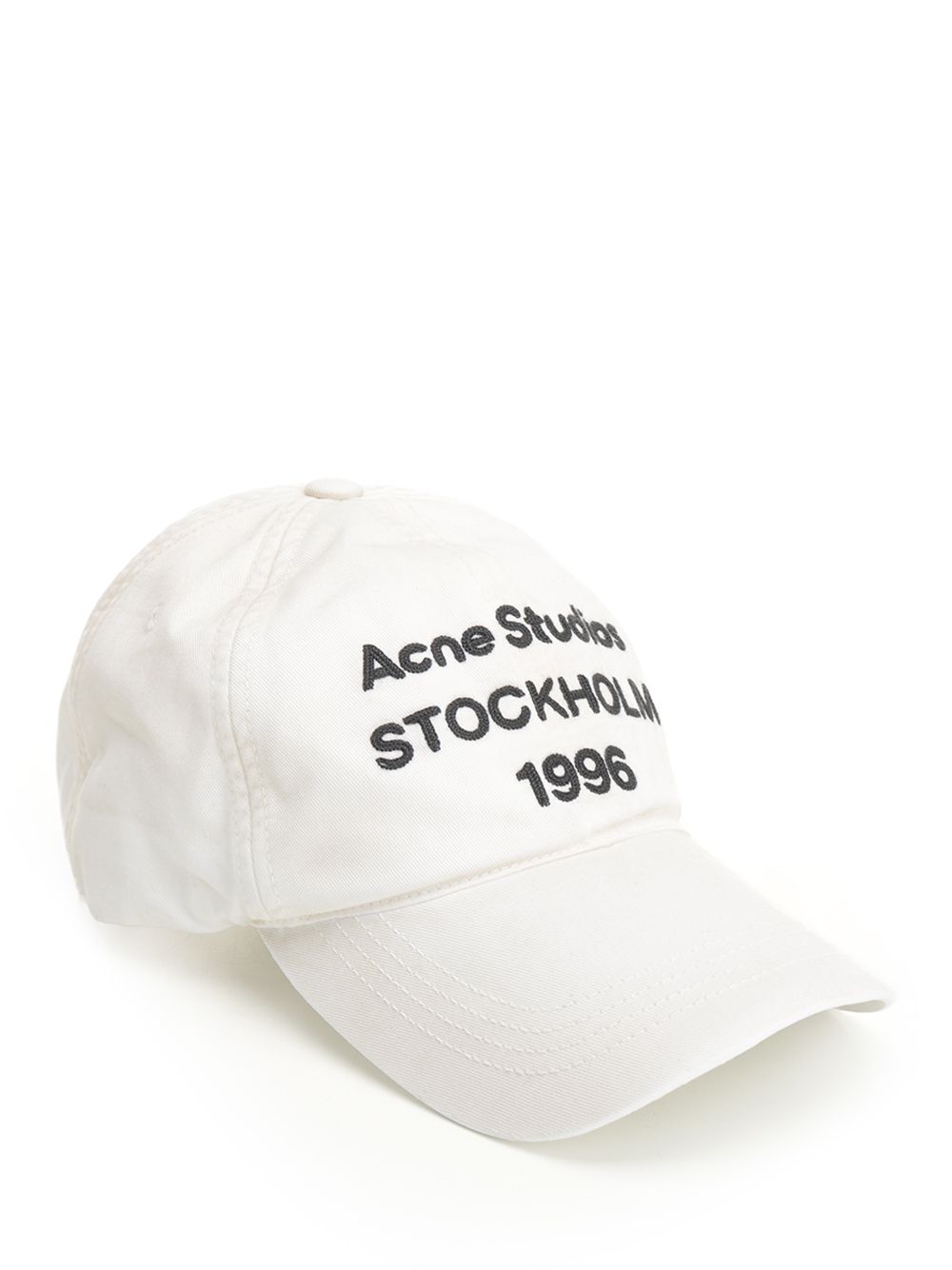 Acne Studios Baseball Cap With Embroidered Logo Hats - White | be290f4a330bb2063b0d4d384e95f2d0140ec9c8