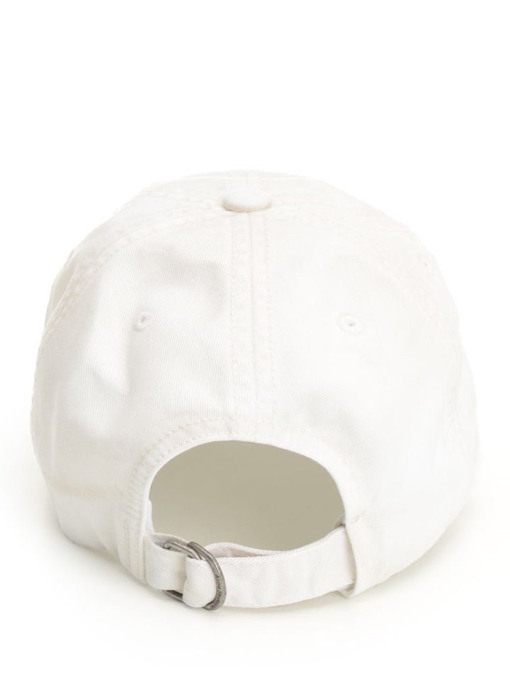 Acne Studios Baseball Cap With Embroidered Logo Hats - White | d360ab80594ae60a6f20e34ea274fa1f3c5f7ca1