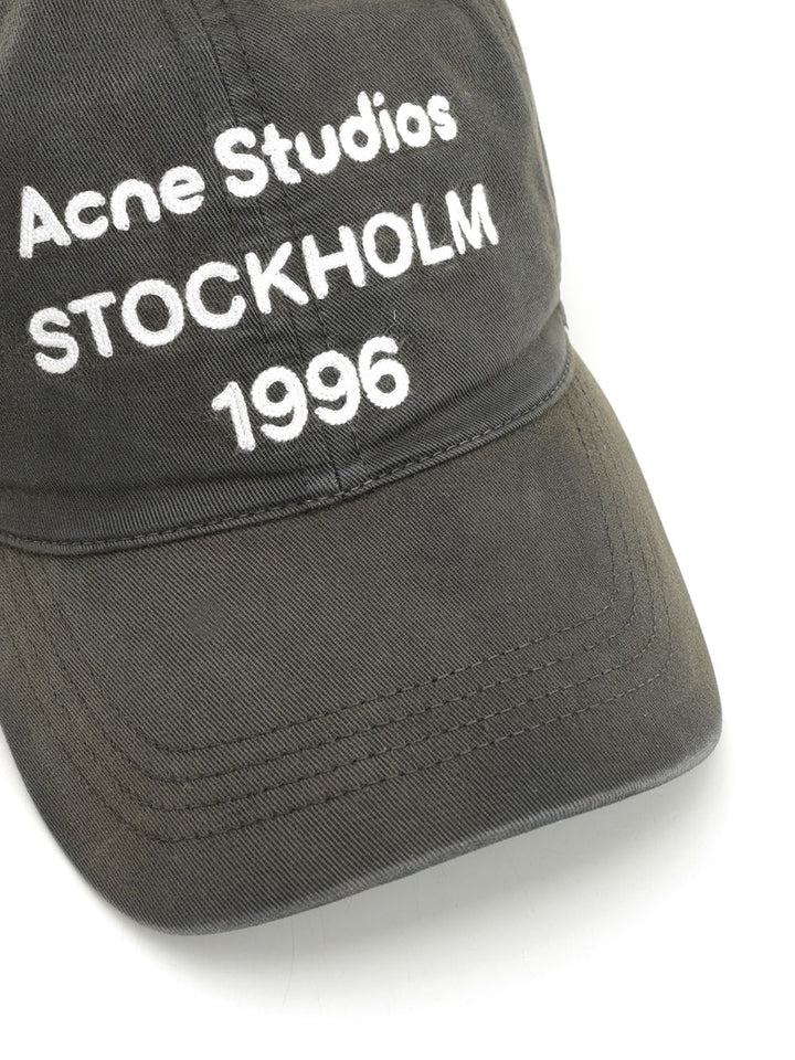 Acne Studios Baseball Cap With Embroidered Logo Hats - Black | 4b80c94a1ed98cbbefe9c8e576239d757c78066f