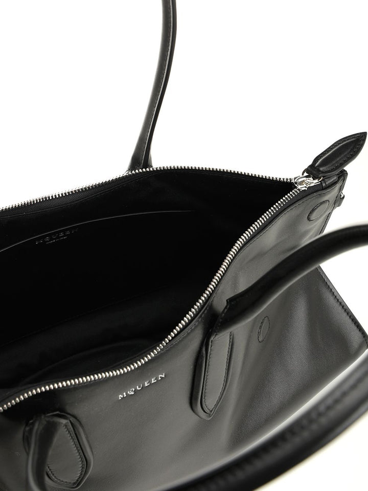 Mcqueen Manta Shoulder Bags - Black | d905b182e52ab27d6440ce40eba9ded81f9b94d5