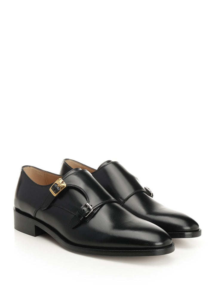 Valentino Garavani Double Monk Strap Pas Des Dieux Loafers - Black | 0cb929f1078e7c540886442d5e448a2c5c9c2fbb