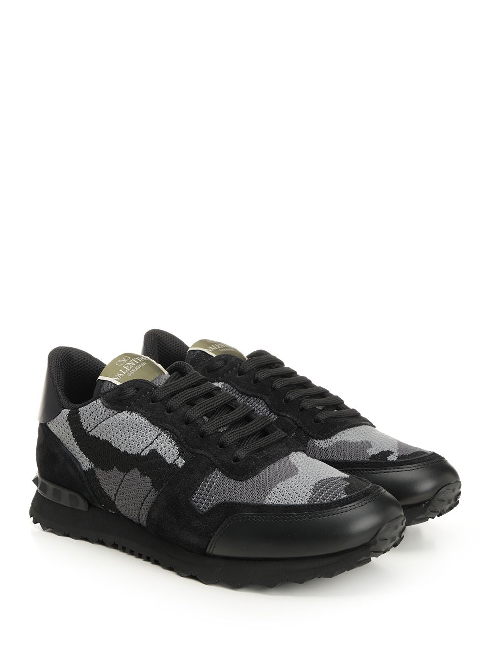 Valentino Garavani Rockrunner Sneakers - Black | 9e28a028c2c297743c71d513cd683ab9d1606443