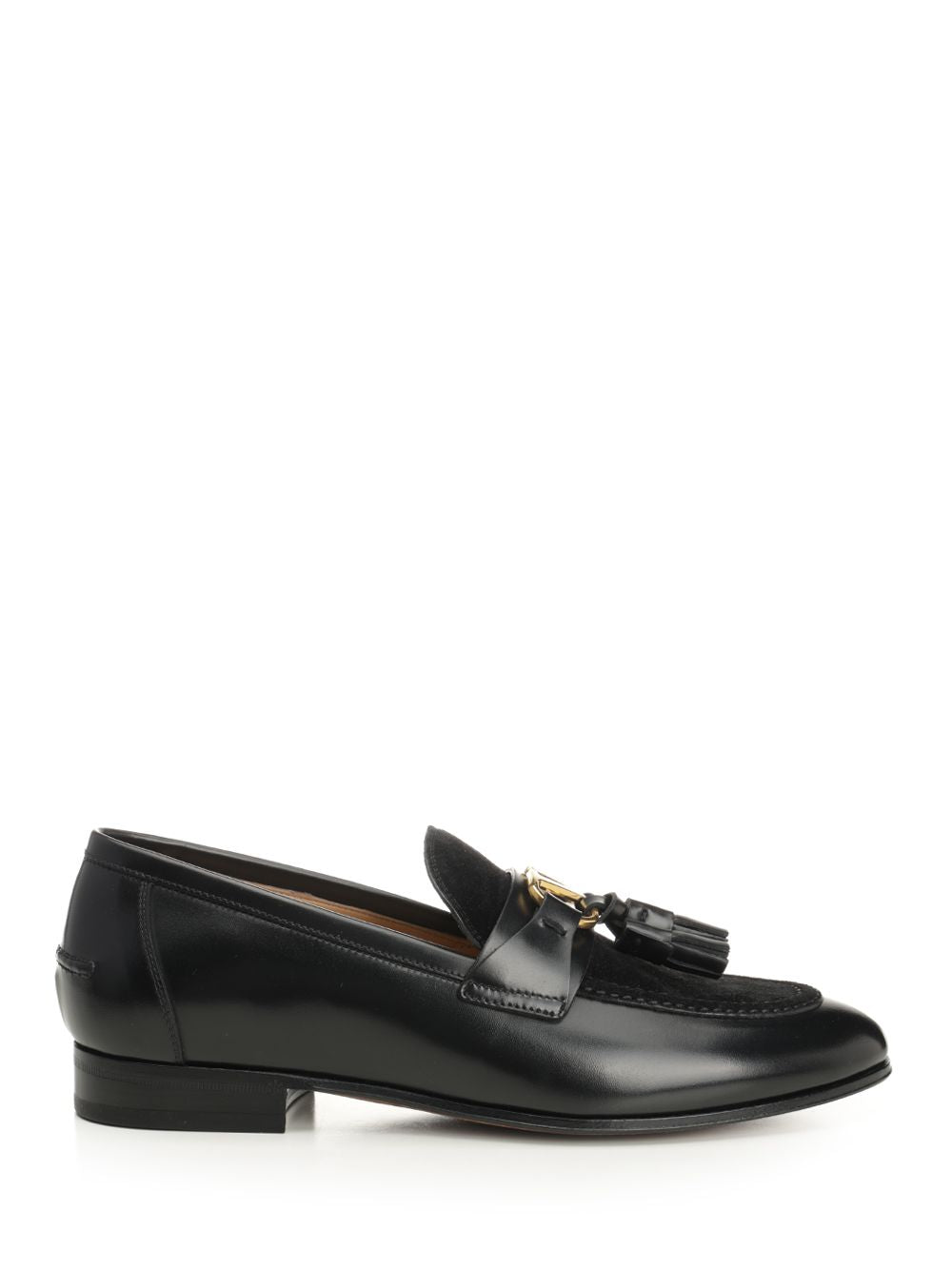 Valentino Garavani Vlogo Loafer Loafers - Black | 5633aa8214aee275f4349a6d933b34f07fdea227