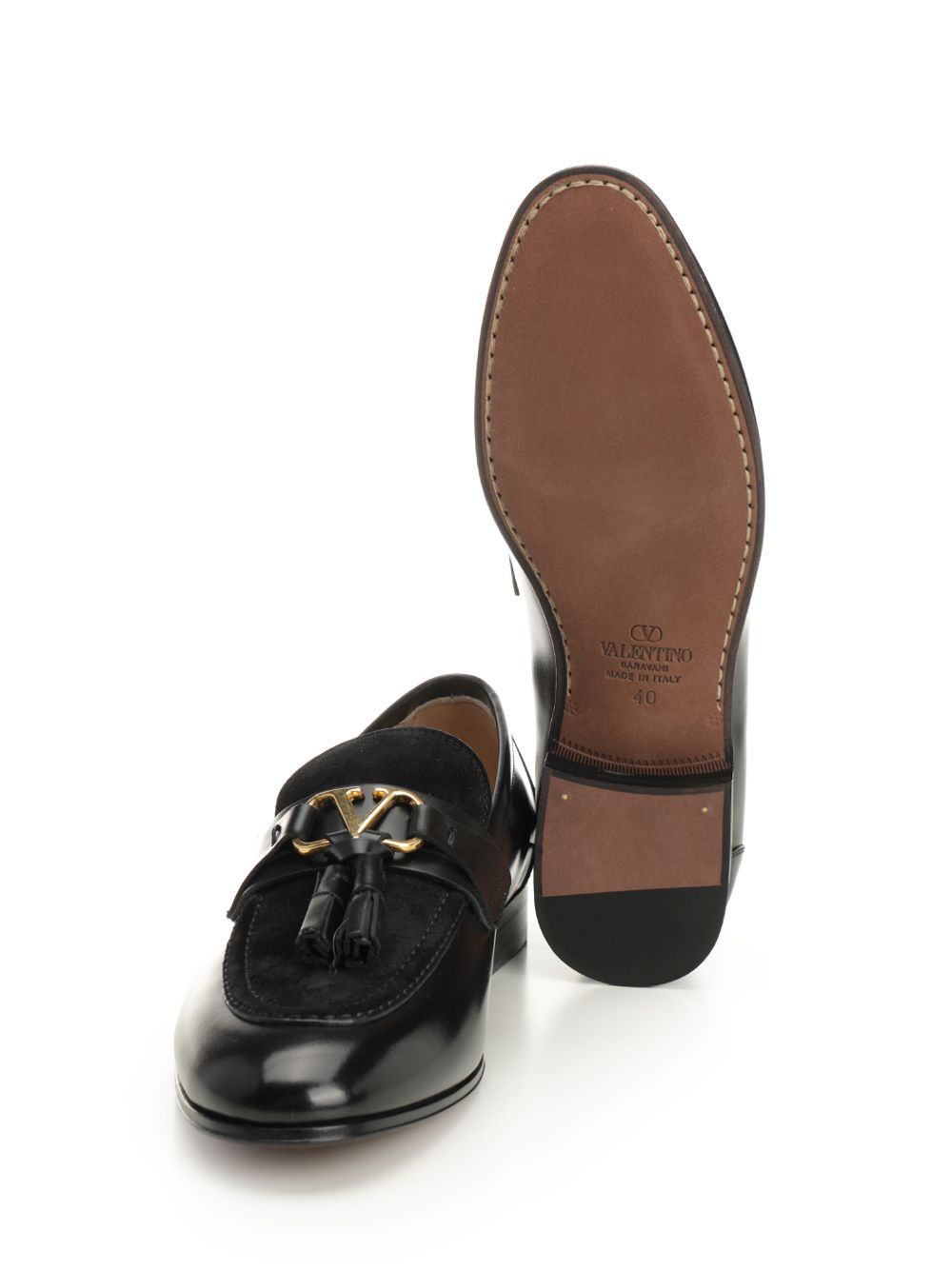 Valentino Garavani Vlogo Loafer Loafers - Black | f149d028ceb2d882b999229d556fda4866769fa9