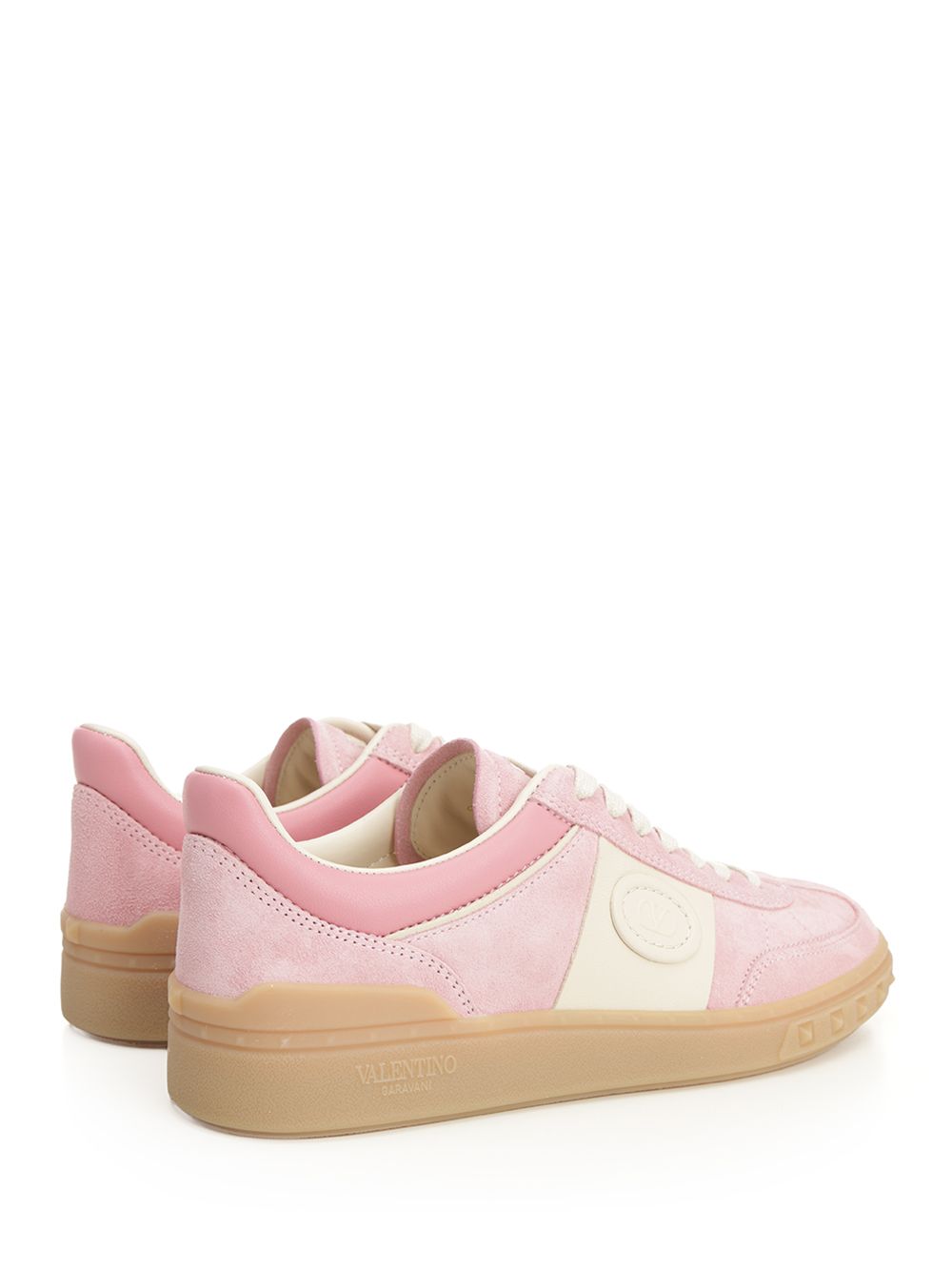 Valentino Garavani Upvillage Suede Sneakers - Rose | a448a6d0bad9e2ec515bf992a07b6ecef9d6e8c1