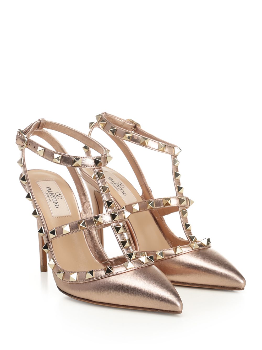 Valentino Garavani Rockstud Pumps - Rose | ca9abbcc59055bbab27fcb0629e20e88e70ee0d0