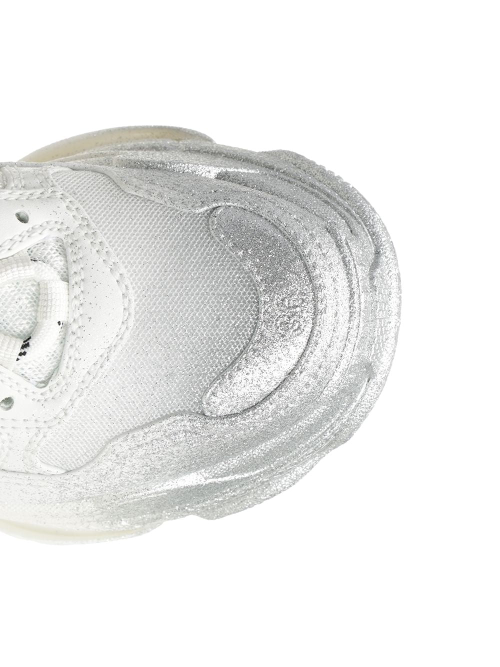 Balenciaga Triple S Glitter Spray Sneakers - White | cf322ea553fa1b9175f0d31185608b75a20e5a3a