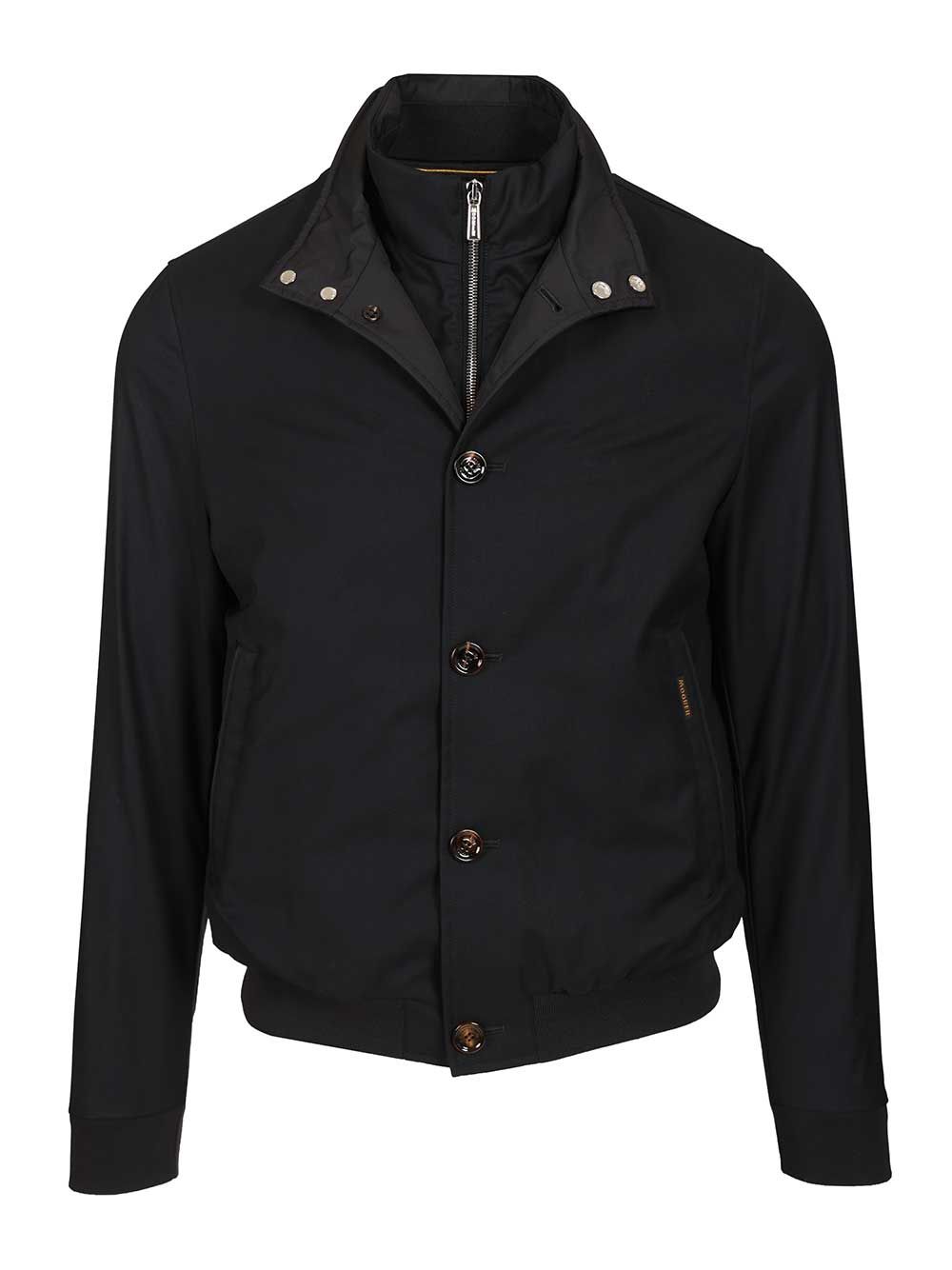 Moorer Bernie Jackets - Blue | 08a90582b47fbbe9a42d4df4e1a6b75bd6221c72