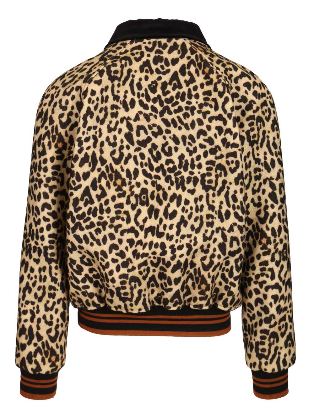 Valentino Garavani Valentino Wool Bomber Jacket Jackets - Animalier | 6690d62d9beda3677c7f67b131d1724b7c0e638f