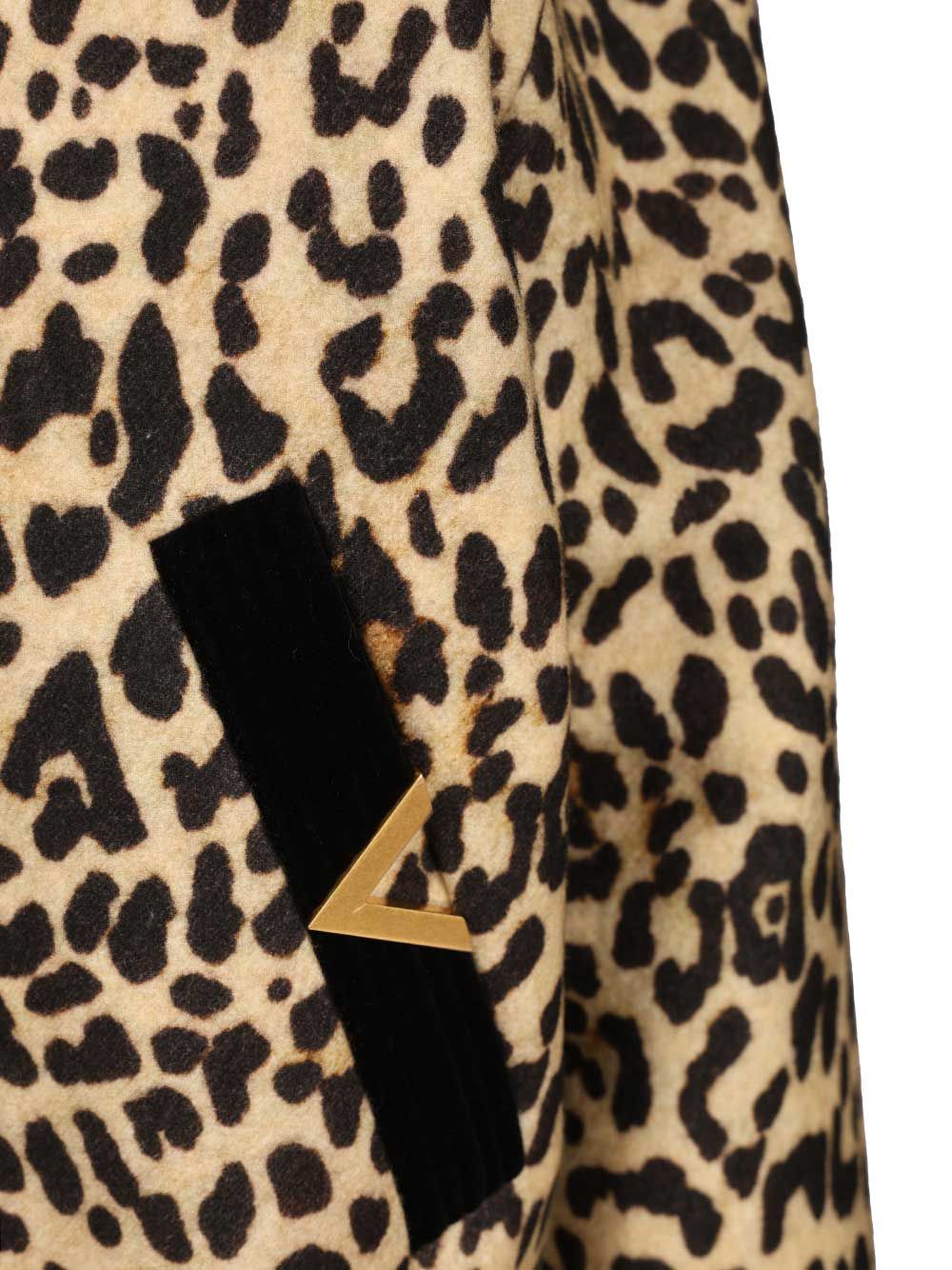 Valentino Garavani Valentino Wool Bomber Jacket Jackets - Animalier | 42a64fa21851566622401d0aea864f681a4cd2ed