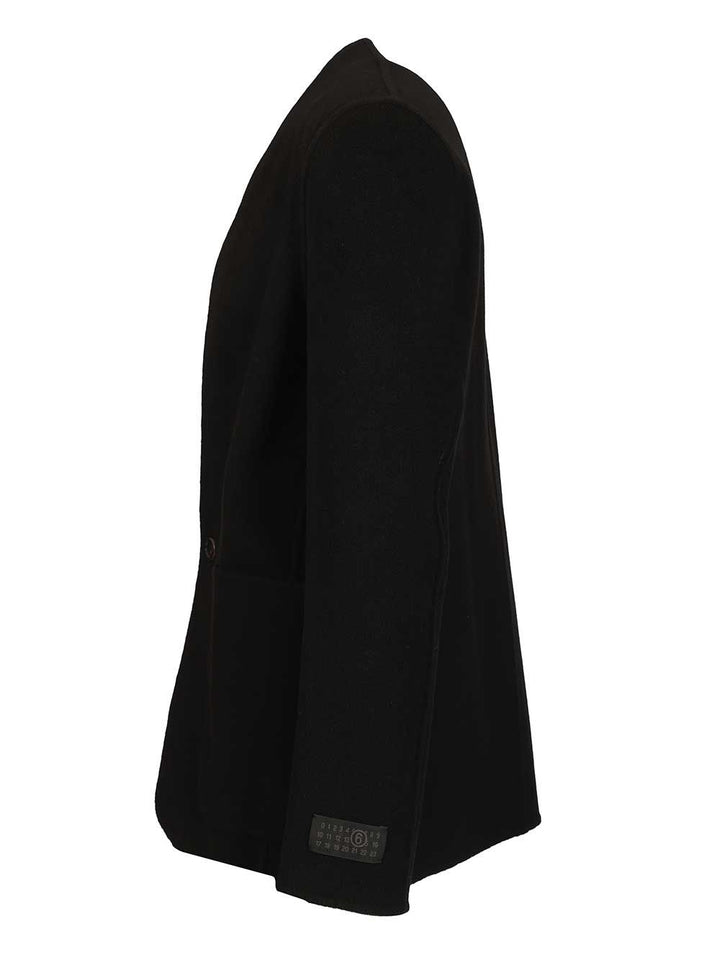 Mm6 Maison Margiela Sportsjacket Jackets - Black | 65df88aa45e39da32531afe0af5bf8fa5c550e14