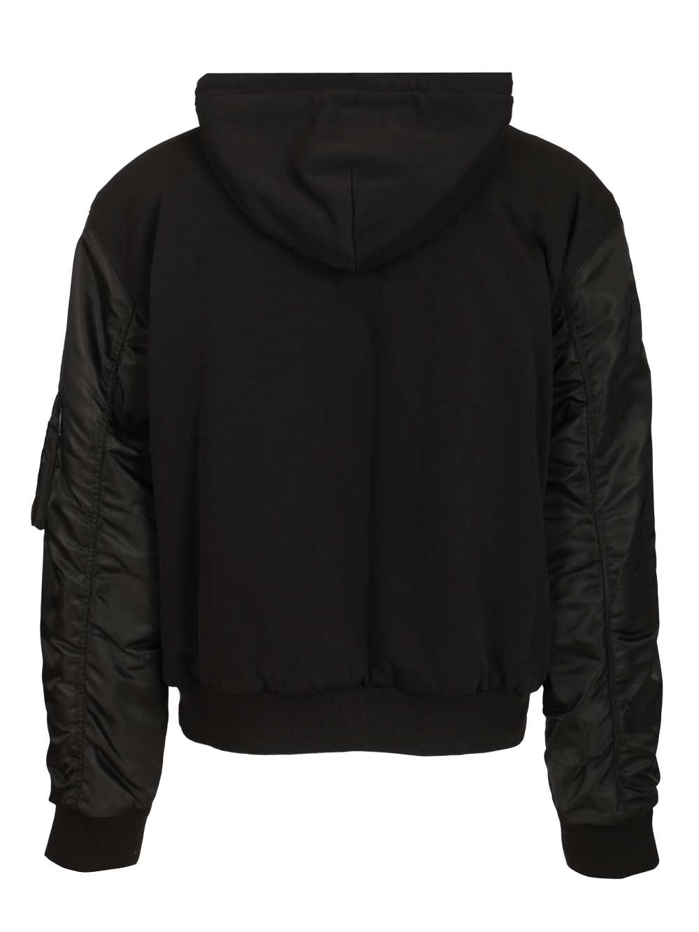 Mm6 Maison Margiela Hooded Jacket Jackets - Black | 01d9375d654b2fba0ca2306ea928bb0b8f2b5f58