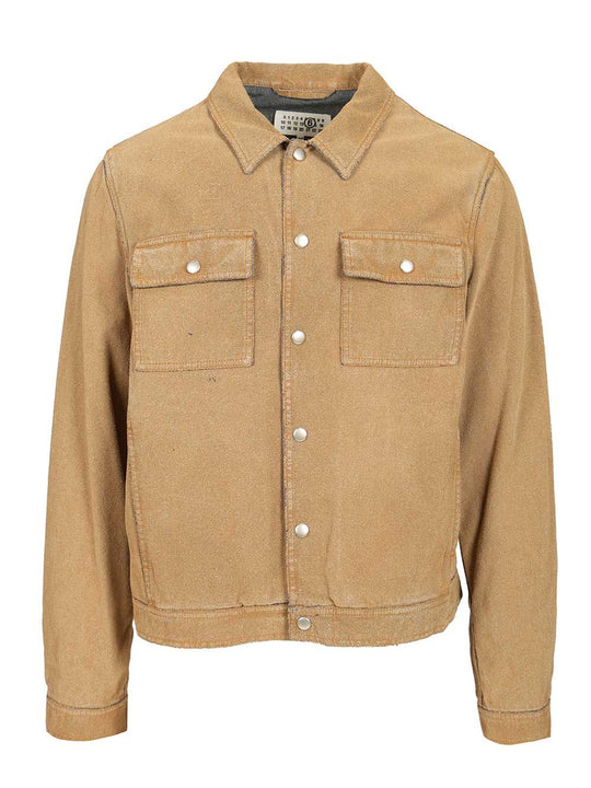 Trucker Jacket Jackets Beige