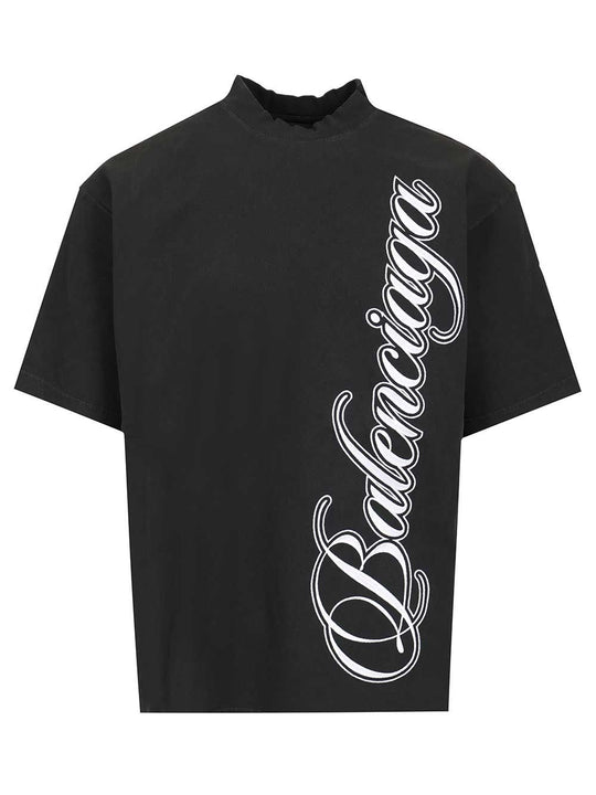 Cursive T-Shirt Black