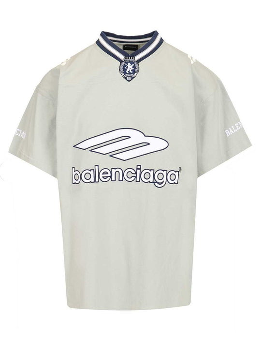 3b Football T-Shirt Grey