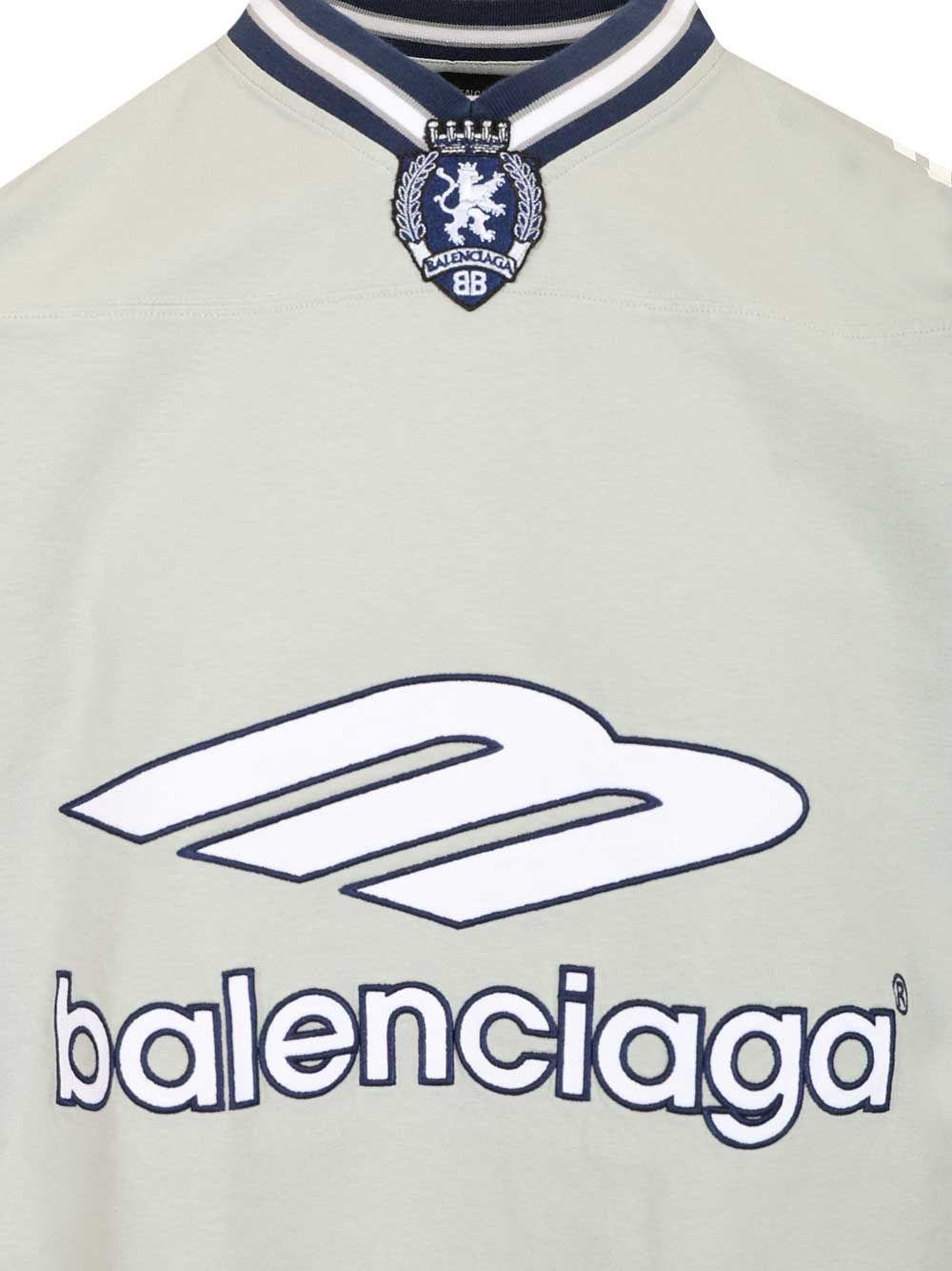 Balenciaga 3b Football T-Shirt - Grey | b1d6a1d048a069e7eb0652fbf7cd913f6185735b