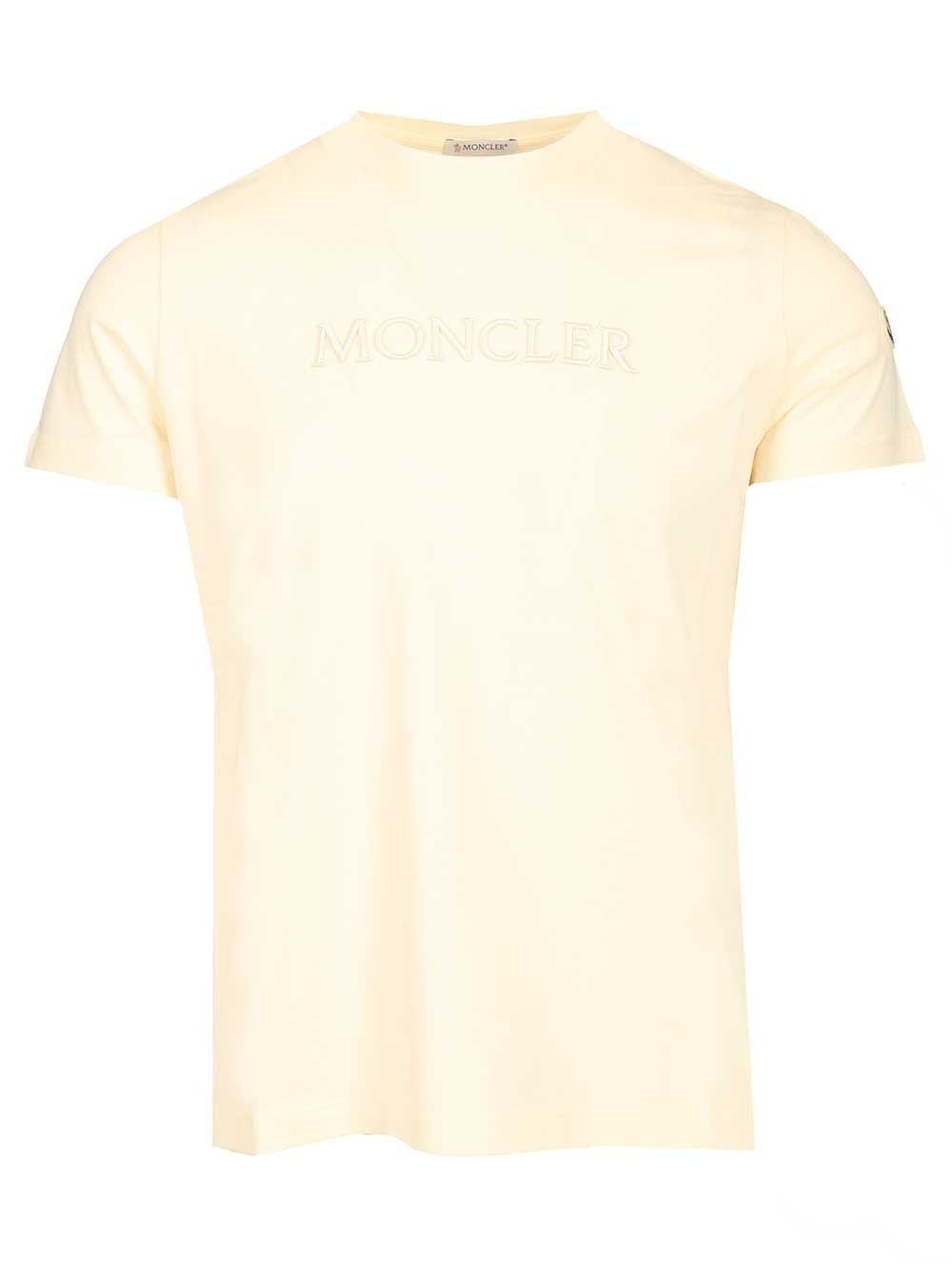 Moncler Cotton T-Shirt - White | 91970e296e083e587c78ea00d62bb6ce6d07e434