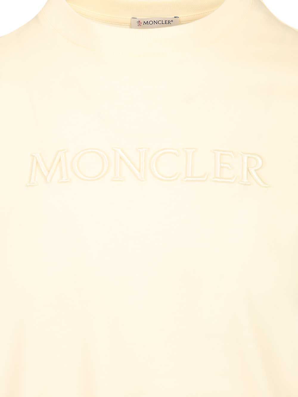 Moncler Cotton T-Shirt - White | 013cd41fca435a5ef68db1a8c7e0487dc1f01806