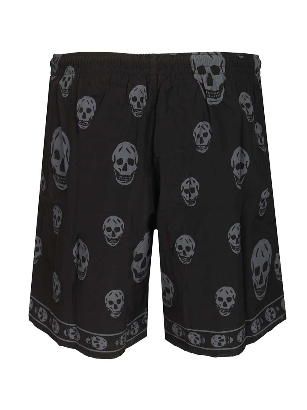 Mcqueen Swim Shorts With Skull Motif Trousers - Black | ede4cd0bfeb6a90d07733d41523991658810dc1e