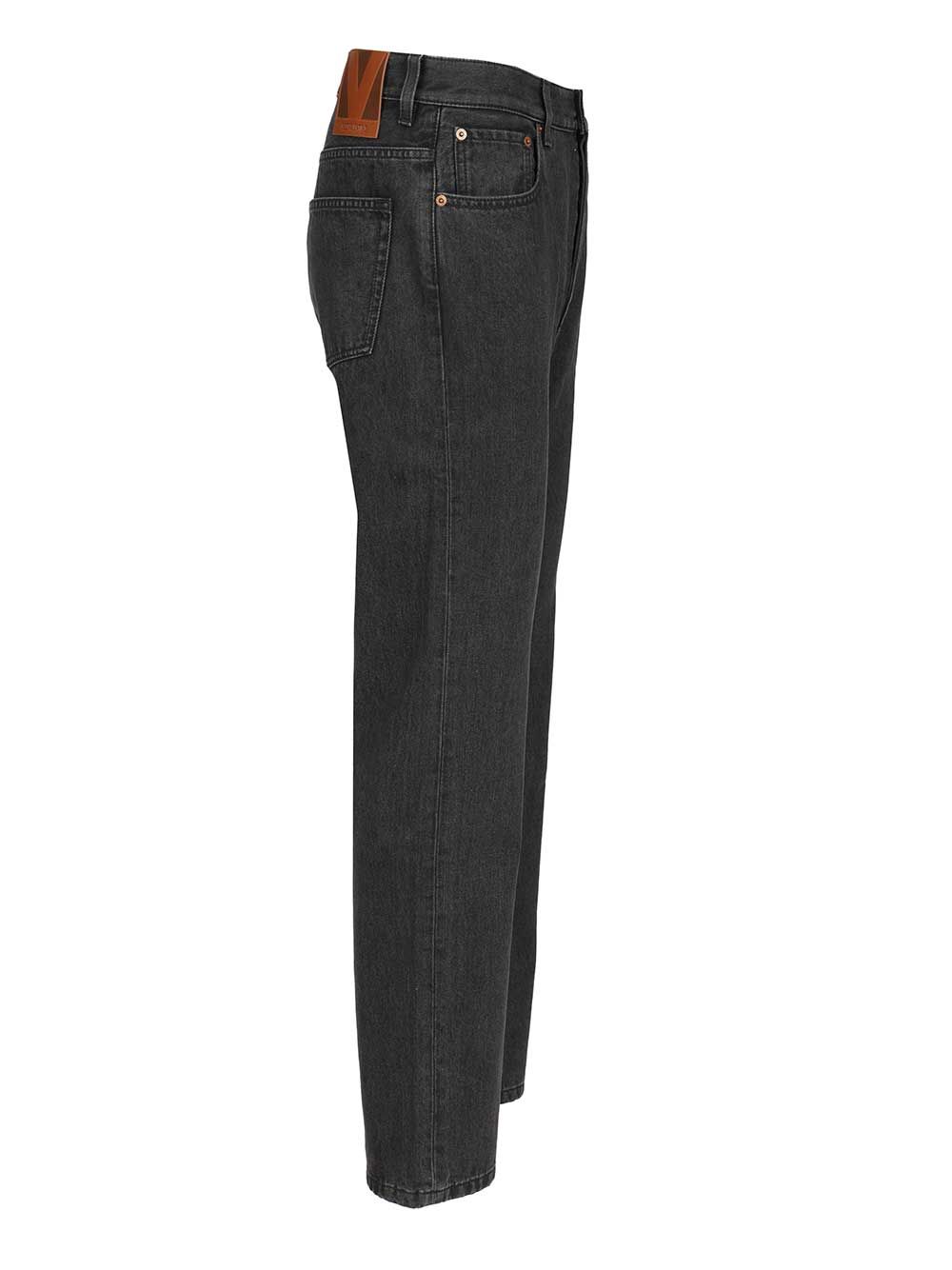 Valentino Garavani Five-Pocket Jeans - Black | b5850f72f8bb787b049dba3de52e68eaf1b98e87