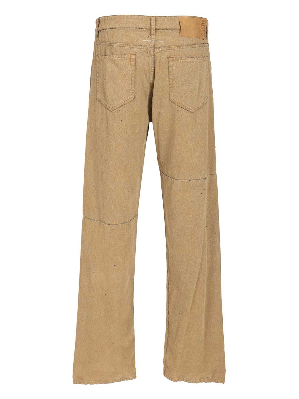 Mm6 Maison Margiela Straight-Leg Jeans - Beige | 74a37456e513cde62aab4eeb9c04017b23b69fd0