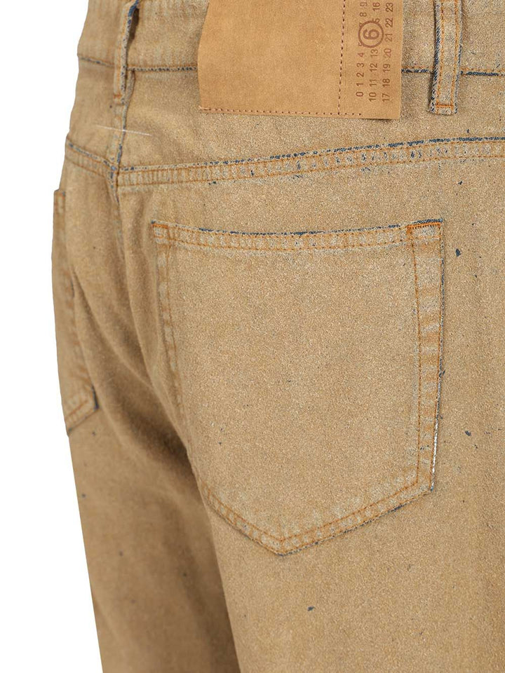 Mm6 Maison Margiela Pants 5 Pockets Jeans - Beige | e77703c6fabe9df1f908c29857258ad787b3911c