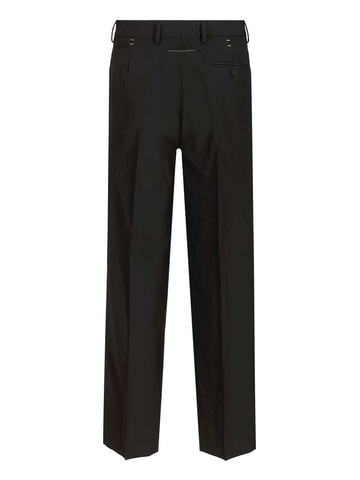 Mm6 Maison Margiela Pants Trousers - Black | 4a6902f95746bec148c2e574b0602f8f539269ae