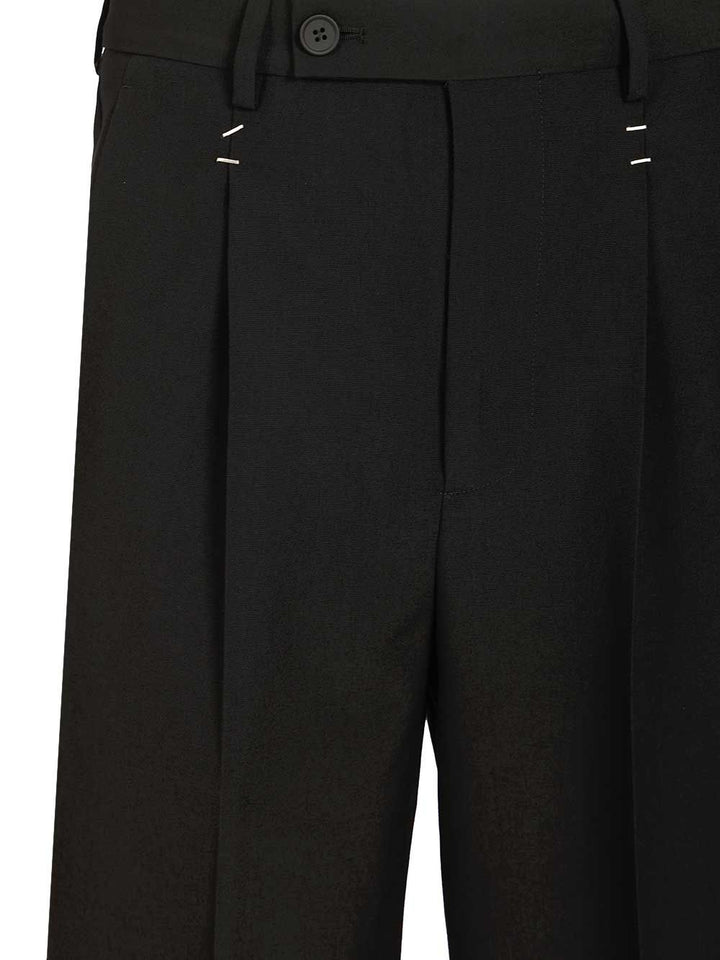 Mm6 Maison Margiela Pants Trousers - Black | 799b575225fbefdae6beff1019d3b7f13e5ee69f