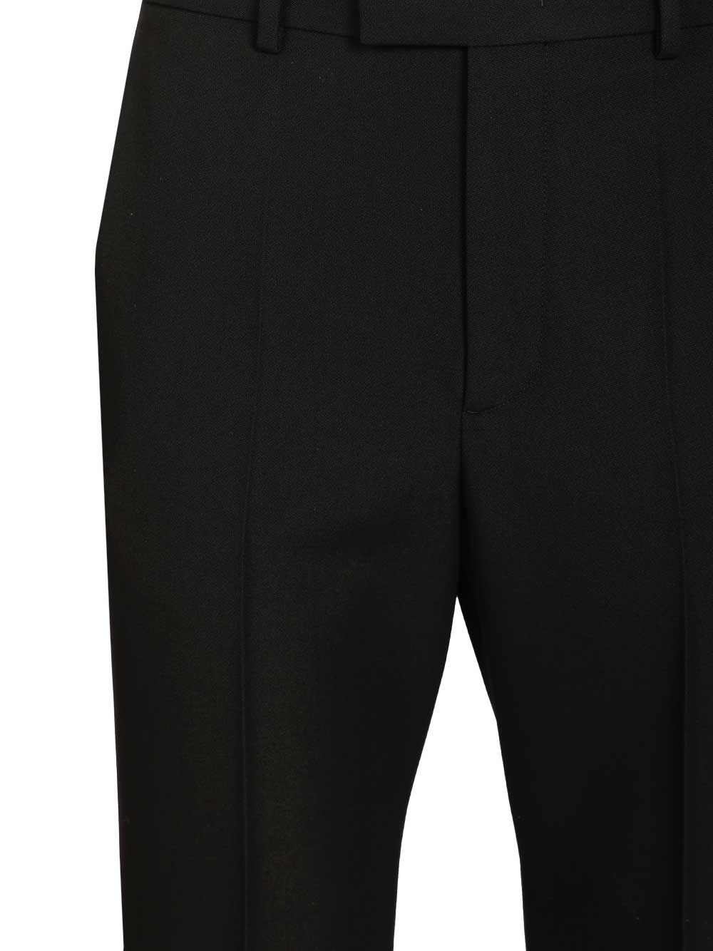 Valentino Garavani Formal Wool Trousers - Black | 692686c9a721ee488920cce2aa7eb49f93ef5cea