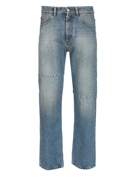 Straight Leg Jeans Blue