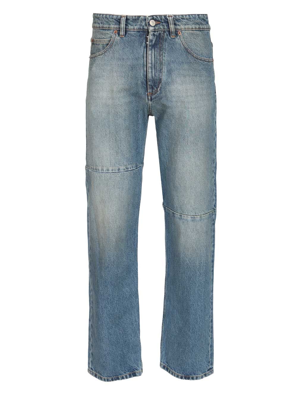 Mm6 Maison Margiela Straight Leg Jeans - Blue | c71bd0ed7f3f78aa6c7d1c13b8695f9665c13c44