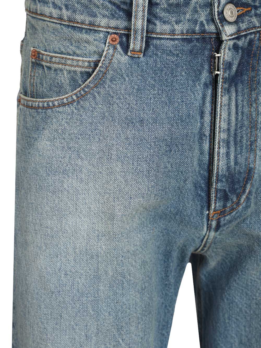 Mm6 Maison Margiela Straight Leg Jeans - Blue | eabca961b47ce357fc6a8d3399e5e23693b2c95a