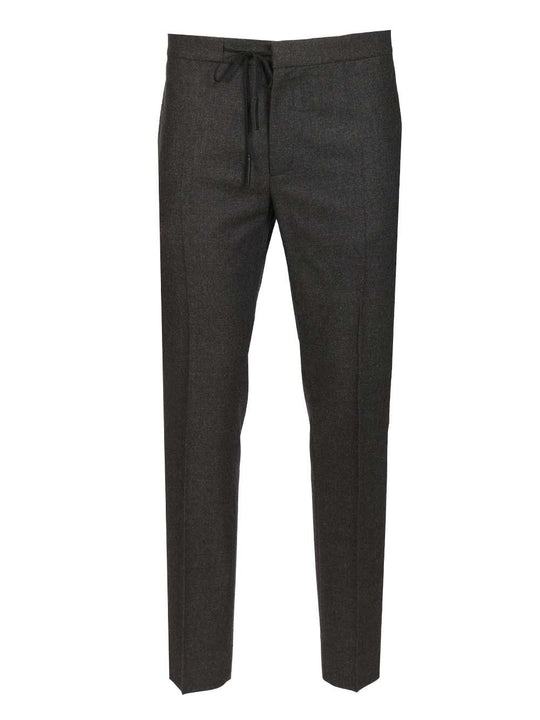 Tailored Wool Trousers Grey