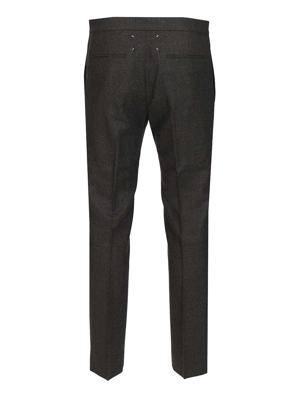 Maison Margiela Tailored Wool Trousers - Grey | 2bad341ca33ab42501576940d3fd45beb297d5ca
