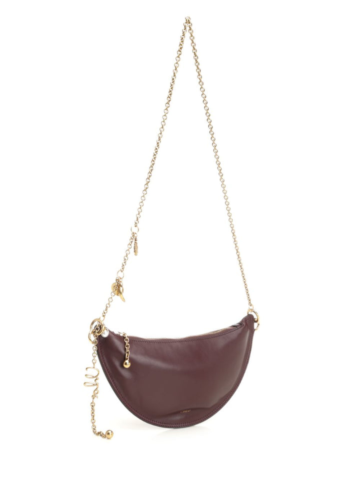Chloe' Chloé Icons Mini Shoulder Bag Shoulder Bags - Bordeaux | 5f4d1d9878e1bdd9df33de88dedce2adec06ad90